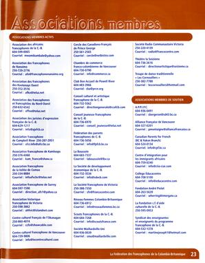   RAPPORT ANNUEL - FFCB, 2006-2007   , page 23