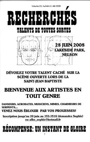   LA VOIX DES KOOTENAYS, 2008   , page 7