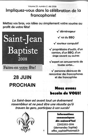   LA VOIX DES KOOTENAYS, 2008   , page 6