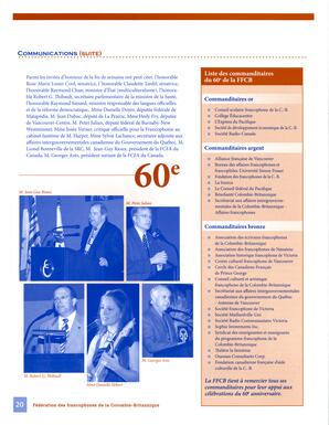   RAPPORT ANNUEL - FFCB, 2005-2006   , page 20