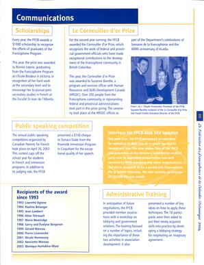   RAPPORT ANNUEL - FFCB, 2004   , page 15