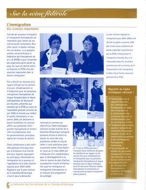   RAPPORT ANNUEL - FFCB, 2004-2005   , page 6