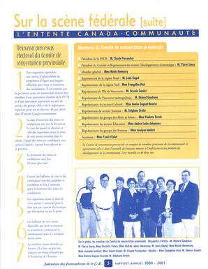   RAPPORT ANNUEL - FFCB, 2000-2001   , page 5