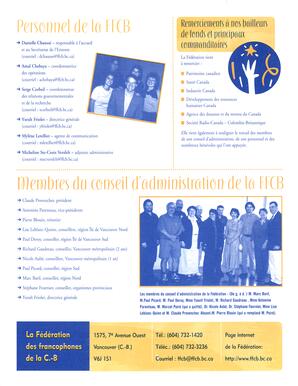   RAPPORT ANNUEL - FFCB, 2000-2001   , page 16
