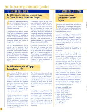   RAPPORT ANNUEL - FFCB, 1999-2000   , page 8