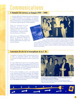   RAPPORT ANNUEL - FFCB, 1999-2000   , page 11