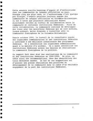   RAPPORT ANNUEL - FFCB, 1998-1999   , page 4