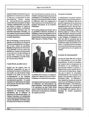   RAPPORT ANNUEL - FFCB, 1990-1991   , page 6