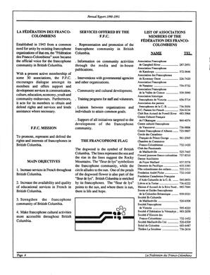   RAPPORT ANNUEL - FFCB, 1990-1991   , page 11