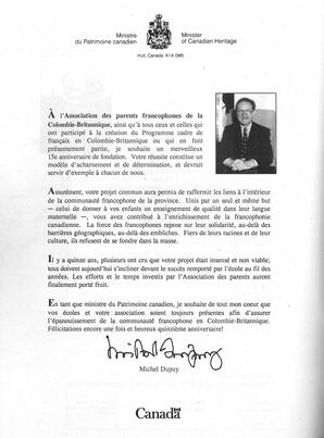   INFO-PARENTS COLOMBIE-BRITANNIQUE, 1995   , page 6