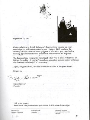   INFO-PARENTS COLOMBIE-BRITANNIQUE, 1995   , page 5