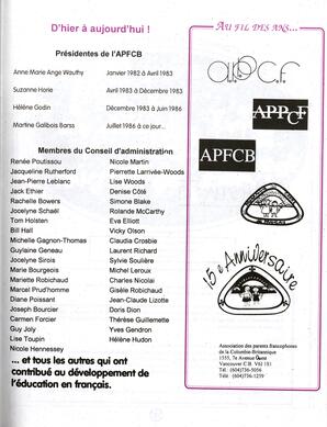   INFO-PARENTS COLOMBIE-BRITANNIQUE, 1995   , page 40