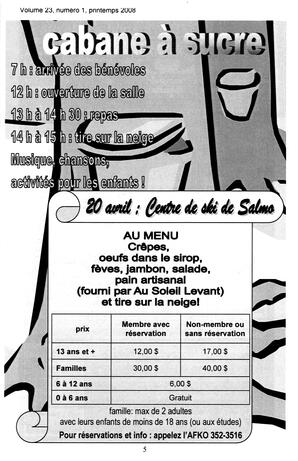   LA VOIX DES KOOTENAYS, 2008   , page 5