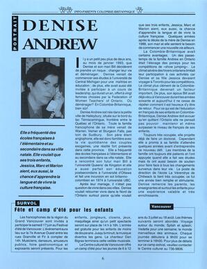   INFO-PARENTS COLOMBIE-BRITANNIQUE, 1995   , page 6