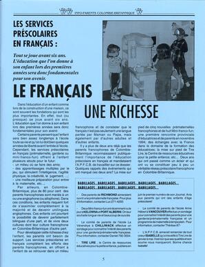   INFO-PARENTS COLOMBIE-BRITANNIQUE, 1995   , page 5