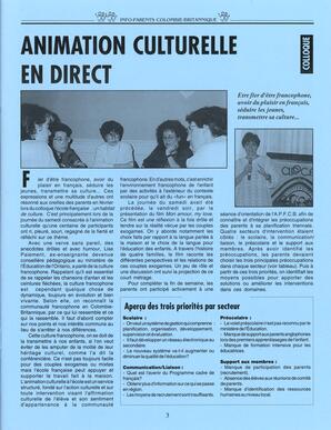   INFO-PARENTS COLOMBIE-BRITANNIQUE, 1995   , page 3