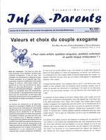 INFO-PARENTS COLOMBIE-BRITANNIQUE, 2005