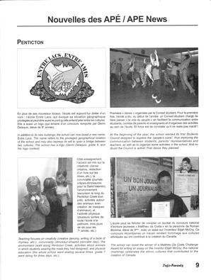   INFO-PARENTS COLOMBIE-BRITANNIQUE, 2005   , page 9