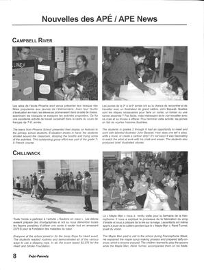   INFO-PARENTS COLOMBIE-BRITANNIQUE, 2005   , page 8