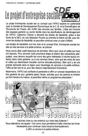   LA VOIX DES KOOTENAYS, 2008   , page 24
