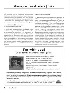   INFO-PARENTS COLOMBIE-BRITANNIQUE, 2005   , page 4