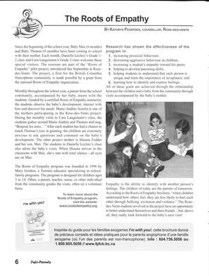   INFO-PARENTS COLOMBIE-BRITANNIQUE, 2005   , page 6