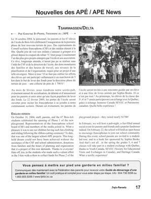   INFO-PARENTS COLOMBIE-BRITANNIQUE, 2005   , page 17