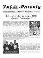 INFO-PARENTS COLOMBIE-BRITANNIQUE, 2004