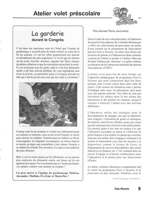   INFO-PARENTS COLOMBIE-BRITANNIQUE, 2004   , page 9