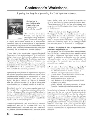  INFO-PARENTS COLOMBIE-BRITANNIQUE, 2004   , page 6