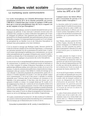   INFO-PARENTS COLOMBIE-BRITANNIQUE, 2004   , page 3