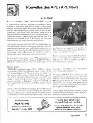   INFO-PARENTS COLOMBIE-BRITANNIQUE, 2004   , page 7