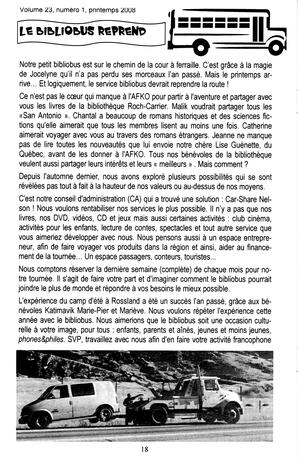   LA VOIX DES KOOTENAYS, 2008   , page 18