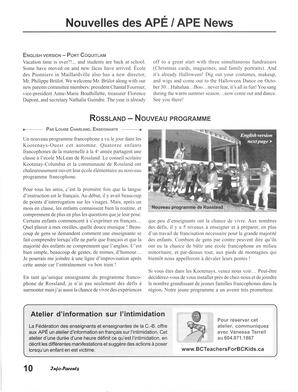   INFO-PARENTS COLOMBIE-BRITANNIQUE, 2004   , page 10