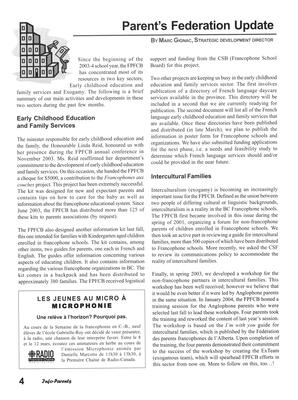   INFO-PARENTS COLOMBIE-BRITANNIQUE, 2004   , page 4
