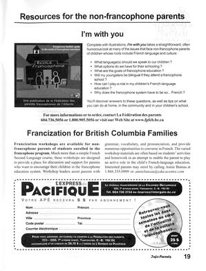   INFO-PARENTS COLOMBIE-BRITANNIQUE, 2004   , page 19