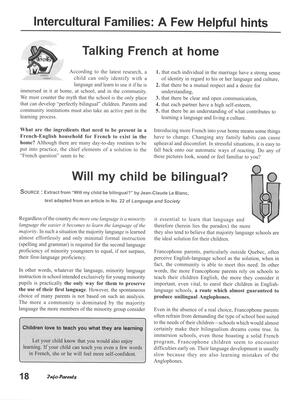   INFO-PARENTS COLOMBIE-BRITANNIQUE, 2004   , page 18