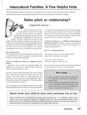   INFO-PARENTS COLOMBIE-BRITANNIQUE, 2004   , page 17