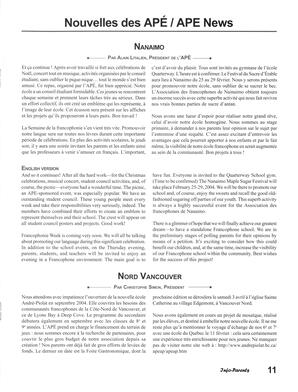   INFO-PARENTS COLOMBIE-BRITANNIQUE, 2004   , page 11