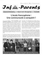 INFO-PARENTS COLOMBIE-BRITANNIQUE, 2003