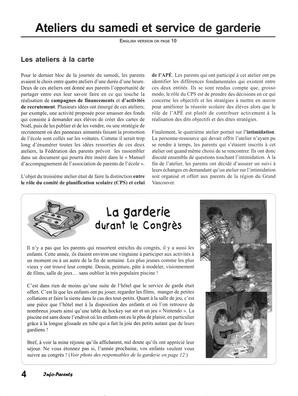   INFO-PARENTS COLOMBIE-BRITANNIQUE, 2003   , page 4
