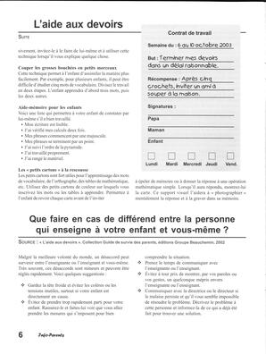   INFO-PARENTS COLOMBIE-BRITANNIQUE, 2003   , page 6