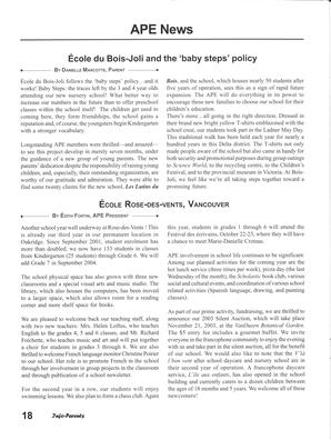   INFO-PARENTS COLOMBIE-BRITANNIQUE, 2003   , page 18