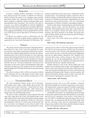   INFO-PARENTS COLOMBIE-BRITANNIQUE, 2003   , page 22
