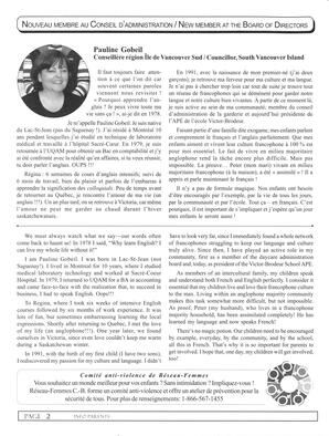   INFO-PARENTS COLOMBIE-BRITANNIQUE, 2003   , page 2