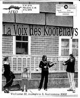 LA VOIX DES KOOTENAYS, 2007