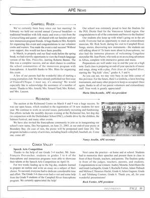   INFO-PARENTS COLOMBIE-BRITANNIQUE, 2003   , page 19