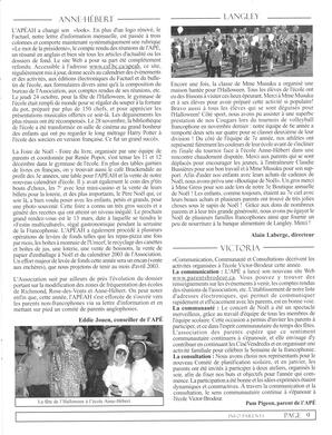   INFO-PARENTS COLOMBIE-BRITANNIQUE, 2003   , page 9