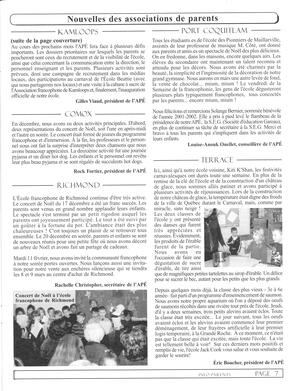   INFO-PARENTS COLOMBIE-BRITANNIQUE, 2003   , page 7