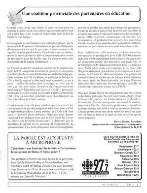   INFO-PARENTS COLOMBIE-BRITANNIQUE, 2003   , page 11